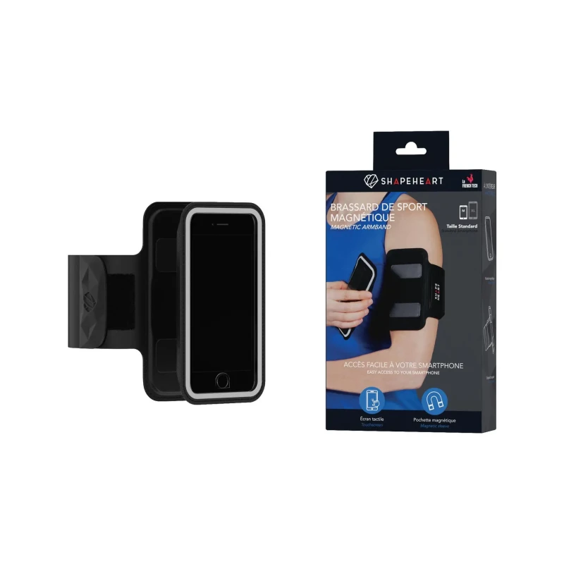 Image of Magnetic sports armband Shapeheart Noir Unisex 2XL