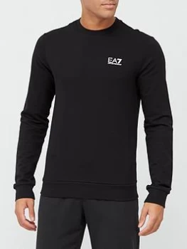 Image of Emporio Armani EA7 Core ID Logo Sweatshirt Black Size XL Men