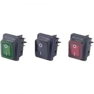 Image of Toggle switch 250 V AC 16 A 2 x OffOn B4MASK48N1