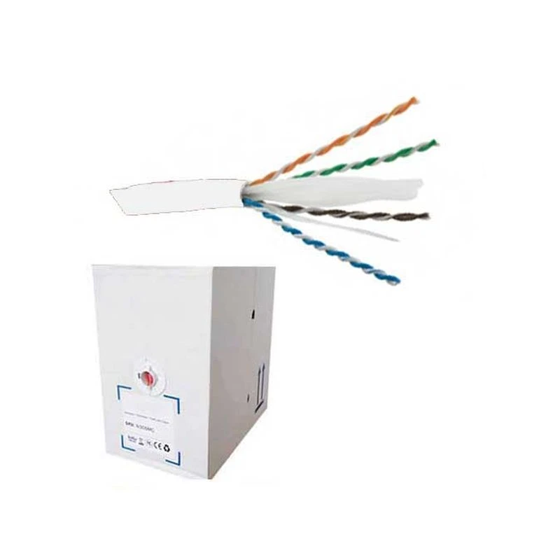Image of FDL CAT.6 UTP STRANDED PATCH CABLE LSZH (305M BOX) - WHITE