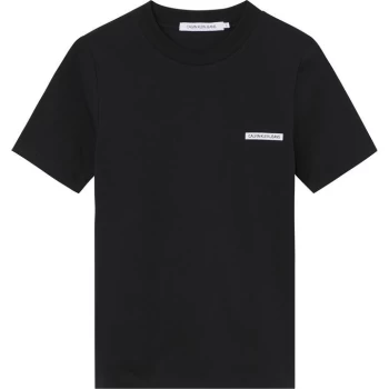 Image of Calvin Klein Jeans Micro Flock Baby T Shirt - CK BLACK BEH