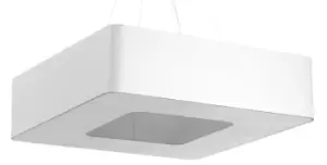 Image of Urano Square Pendant Light White 80cm E27