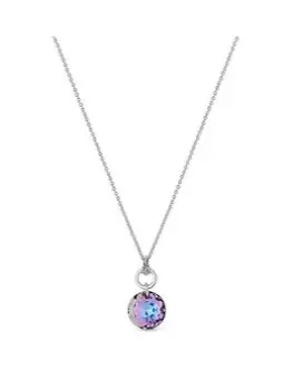Image of Jon Richard Silver Plate Crystal Vitrail Light Pendant