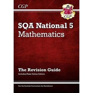 Image of National 5 Maths: SQA Revision Guide with Online Edition Paperback / softback 2018