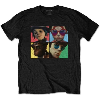 Image of Gorillaz - Humanz Unisex Large T-Shirt - Black