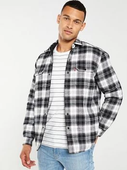 Levis Reversible Jackson Overshirt - White/Black, Size 2XL, Men