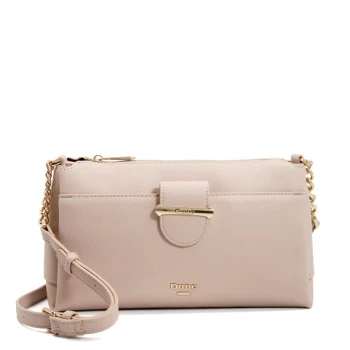 Dune London Darlena Zip Crossbody Bag - Beige