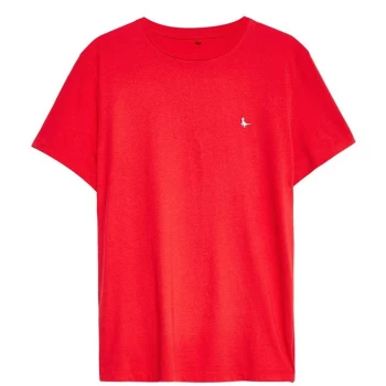 image of Jack Wills Sandleford Basic Tee - Red