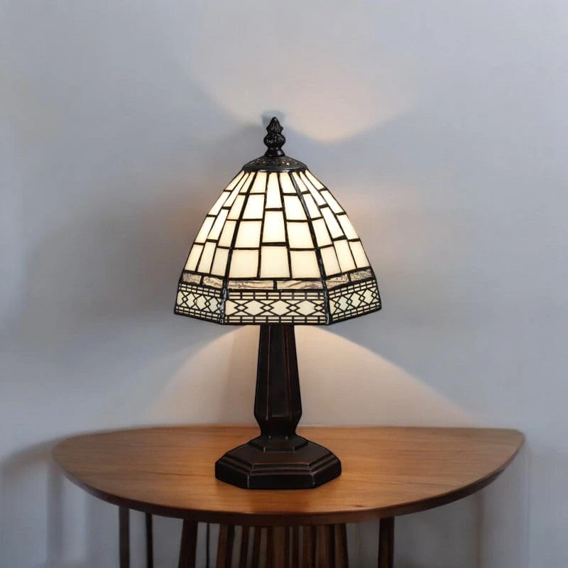 Image of 6 Inch Tiffany Lamp - L16 x W16 x H24cm MinsterStylishLivingLtd7483