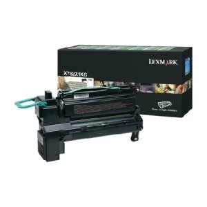 Image of Lexmark X792X1KG Black Laser Toner Ink Cartridge