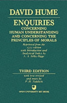 Image of Enquiries Concerning Human Understanding and Concerning the Principles of Morals by David Hume Paperback