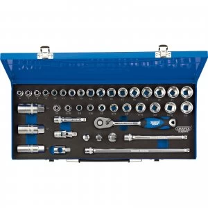 Image of Draper Expert 40 Piece 3/8" Drive Hex Socket Set Metric and Imperial 3/8"