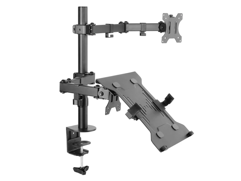 Image of Equip 13"-32" Articulating Dual Arm Monitor Laptop Desk Moun