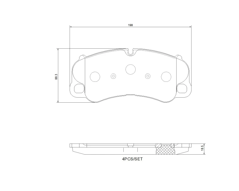 Image of BREMBO Brake pad set BREMBO P 65 054