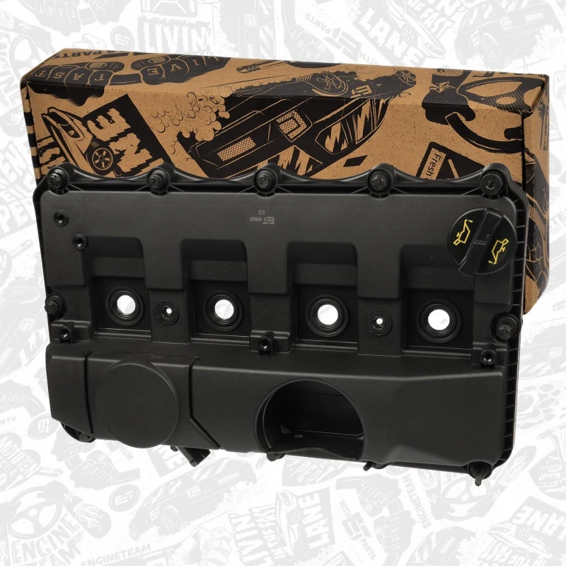 Image of ET ENGINETEAM RV0030 Rocker Cover with gaskets/seals, with bolts Rocker Cover (977)