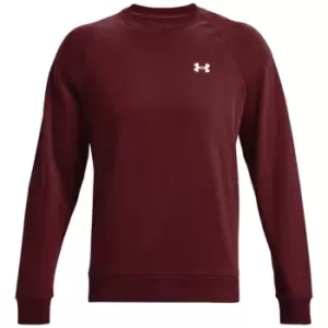 Image of Under Armour Rival Fitted Crew Sweater Mens - Red