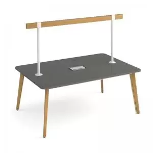 Image of Saxon worktable 1800mm x 1200mm with high level tool rail and Eclipse