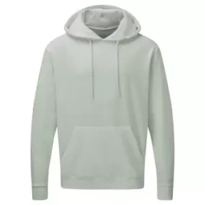 SG Mens Plain Hooded Sweatshirt Top / Hoodie (L) (Mercury)