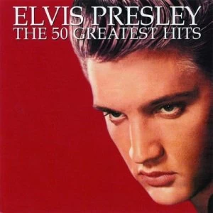 image of The 50 Greatest Hits by Elvis Presley CD Album