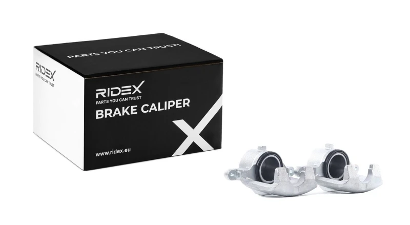 Image of RIDEX 78B1785 Brake caliper Front Axle, without holder Cast Iron Brake Caliper (78)