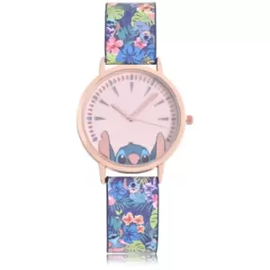 image of Disney Lilo & Stitch Printed Strap Watch