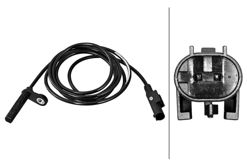 Image of HELLA ABS sensor HELLA 6PU 358 217-111