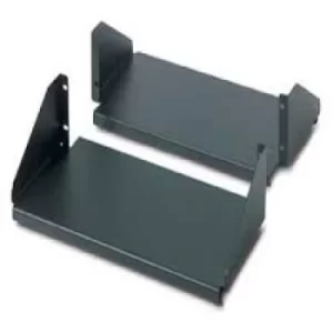 Image of APC Double Sided Fixed Shelf for 2-Post Rack 250 lbs Black