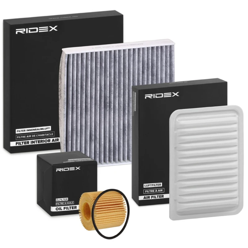 Image of RIDEX 4055F20425 Filter Set with gasket/seal Filter Set (4055)