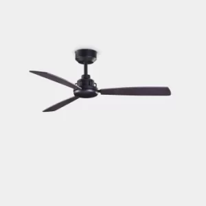 image of Xaloc 3 Blade 100cm Ceiling Fan Metallic Black