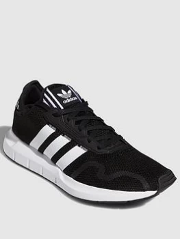 Image of adidas Originals Swift Run X - Black/White, Size 10, Men