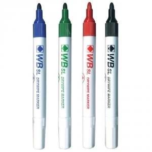 Image of Value Drywipe Bullet Fine Astd Pack of 4