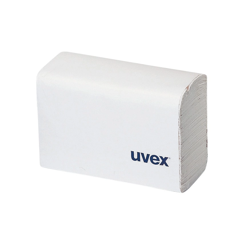 Image of Uvex Lens Cleaning Tissues Dispenser Box 175x115mm Ref 9991-000 450