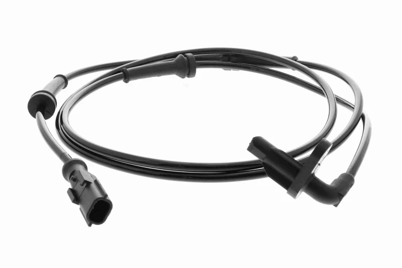 Image of VEMO V46-72-0257 ABS Sensor Green Mobility Parts Rear Axle Right, with cable Sensor,wheel speed (412)
