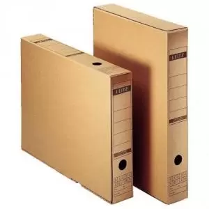 image of Leitz Premium Archiving Box A4 - White - Outer carton of 10 60840000