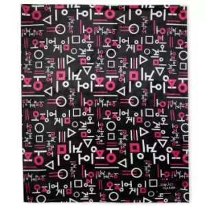 Image of Squid Game Iconic Squid Fleece Blanket - M