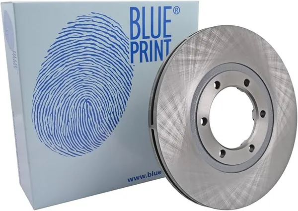 image of Blue PRINT Brake disc MAZDA: E-Series Van, B-Series Pickup Front Axle 20mm 6-Hole 108mm internally vented Coated ADM54317 0KX4333251,oKX4333251 Brake