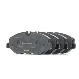 Image of TEXTAR Brake pad set Q+ prepared for wear indicator 2206201 Brake pads,Brake pad set, disc brake MERCEDES-BENZ,V-Klasse (W447),VITO Tourer (W447)
