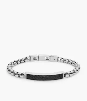 Image of Fossil Men Stainless Steel ID Bracelet