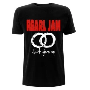 Image of Pearl Jam - Don't Give Up Mens Large T-Shirt - Black