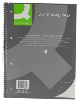 Image of Q-Connect A4 Spiral Notepad - Pack of 5