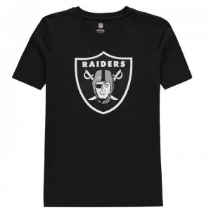 image of NFL Logo T Shirt Juniors - Raiders