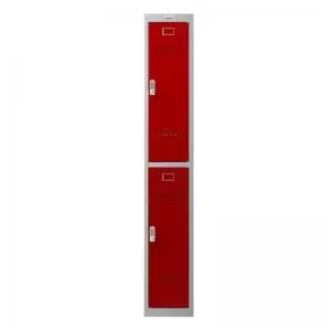 image of Phoenix PL Series PL1230GRE 1 Column 2 Door Personal Locker Grey