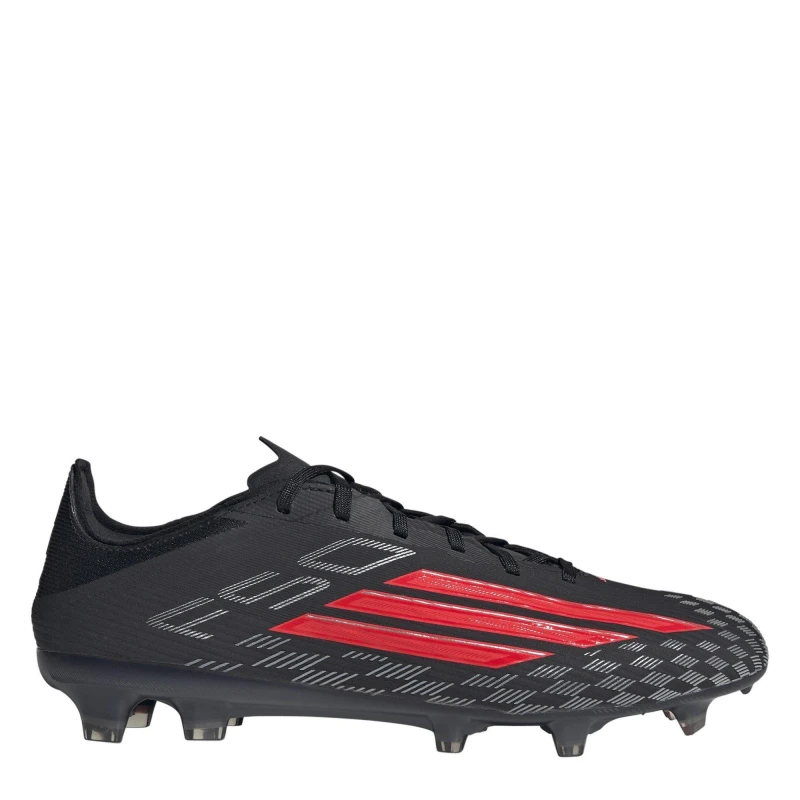 Image of adidas F50 Pro Adults Firm Ground Football Boots Black/Red male 9 (43.3)