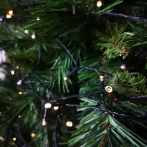 Image of 600 LED 60m Premier Christmas Indoor Outdoor Multi Function Battery Operated String Lights with Timer in Warm White