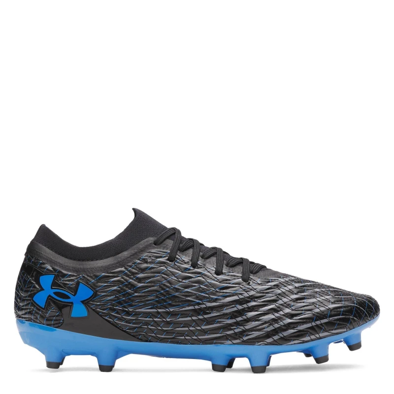 Image of Under Armour Magnetico Pro Adults Firm Ground Football Boots Black/Blue male 9 (44)