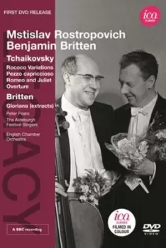 Image of Mstislav Rostropovich/Benjamin Britten: Tchaikovsky/Britten - DVD - Used