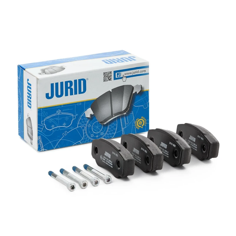 Image of JURID 573115J Brake pad set not prepared for wear warning indicator, with accessories Brake Pad Set,disc brake (402)