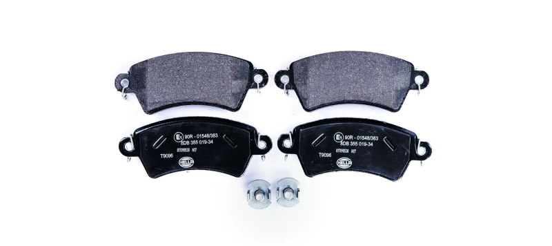 Image of HELLA Brake pad set HELLA 8DB 355 019-341