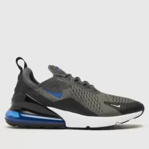 Image of Nike Black & Grey Air Max 270 Trainers
