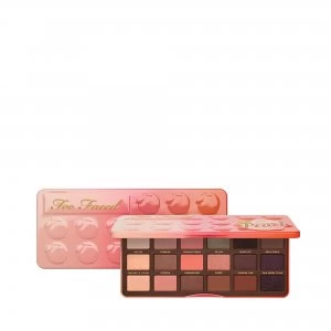 image of Too Faced 'Sweet Peach' eye shadow palette 18 x 0.95g